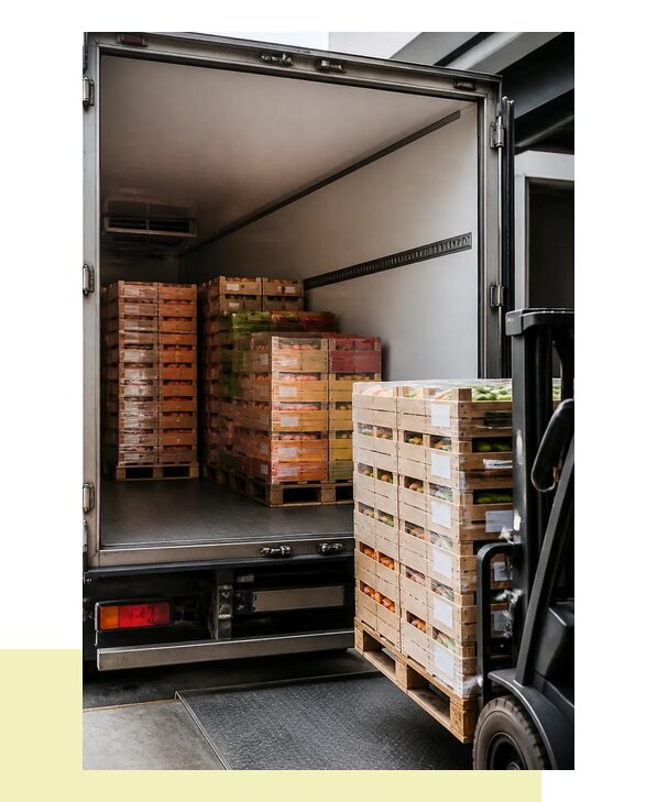 Перевозка сельхозпродукции на паллетах с доставкой в Ялту